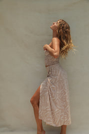 Flora Tube Top - Shifting Sand