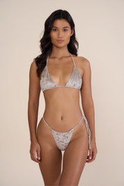 Tropez Bikini Top - Natural Velvet