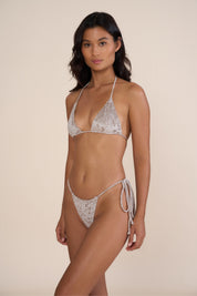 Tropez Bikini Top - Natural Velvet