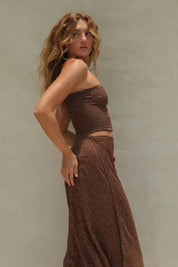 Flora Tube Top - Coco Dot