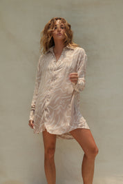 Mimi Shirt Dress - Shifting Sand