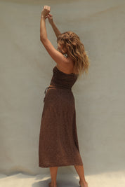 Flora Tube Top - Coco Dot
