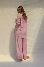 Layla Shirt - Azalea Stripe