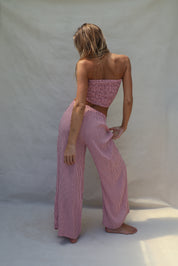 Bruna Pant - Azalea Stripe