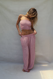 Flora Tube Top - Azalea Stripe