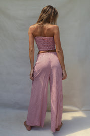 Flora Tube Top - Azalea Stripe