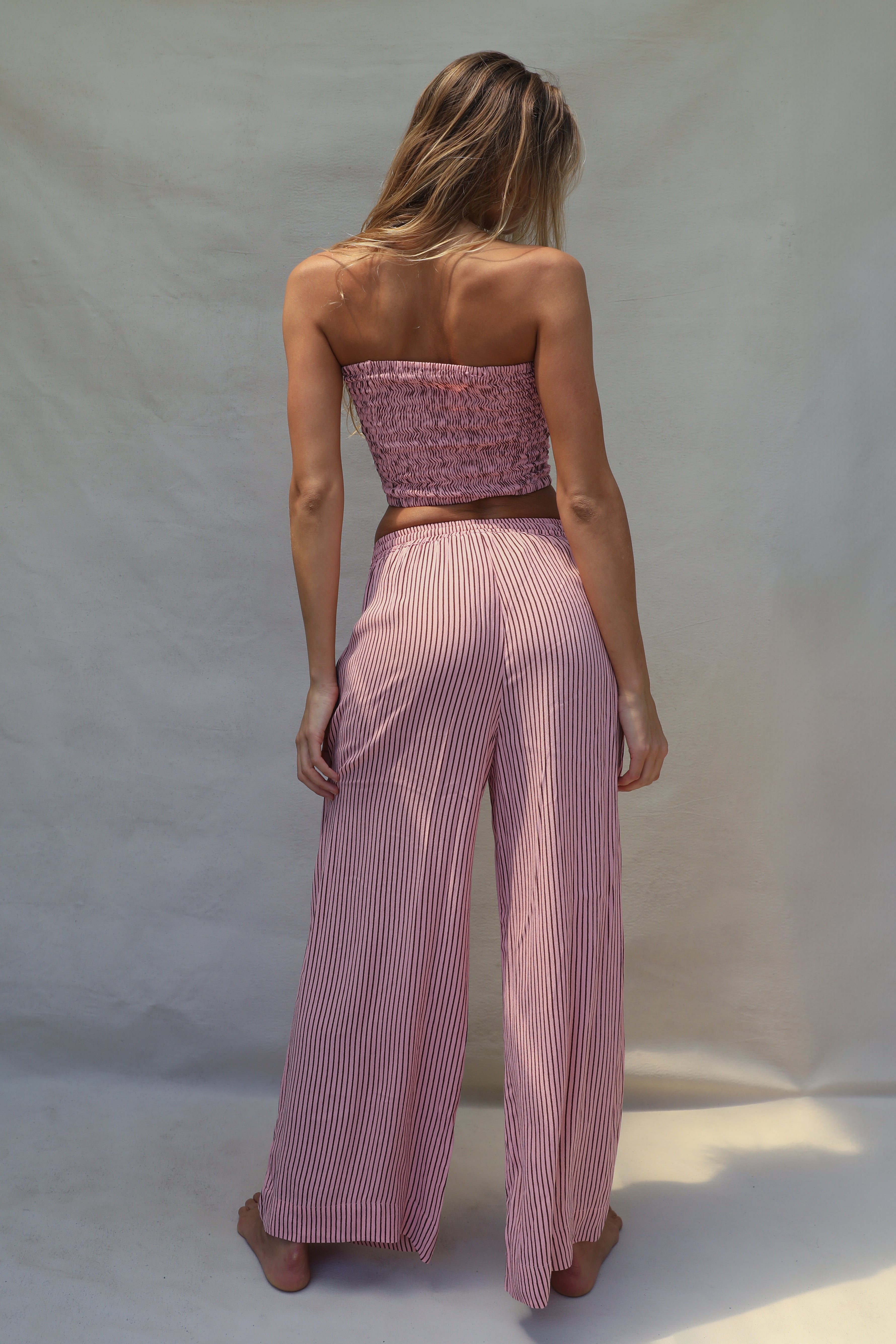 Flora Tube Top - Azalea Stripe