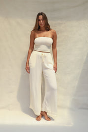 Flora Tube Top - Coconut