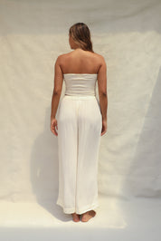 Flora Tube Top - Coconut