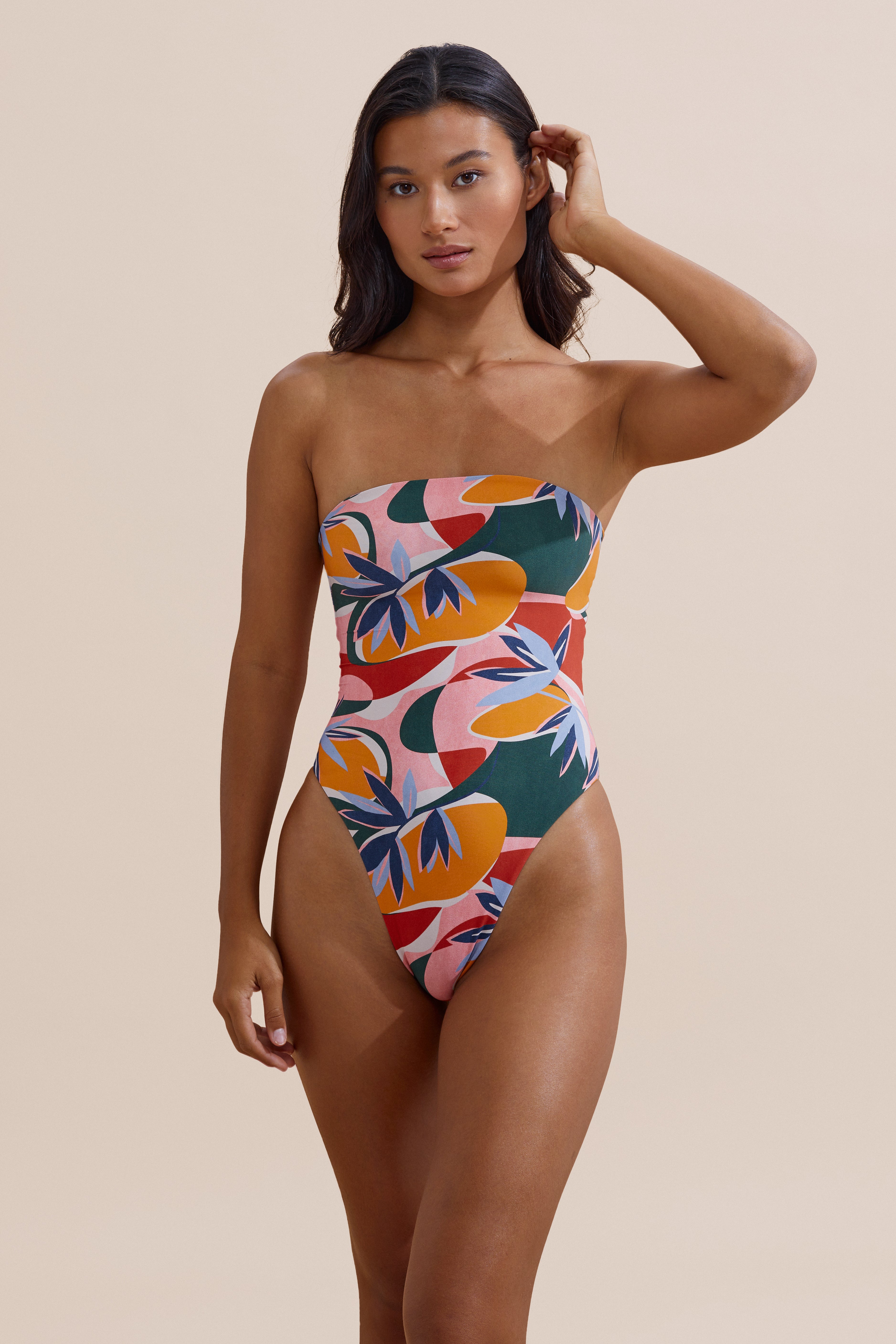Ecom image model wears Paola One Piece