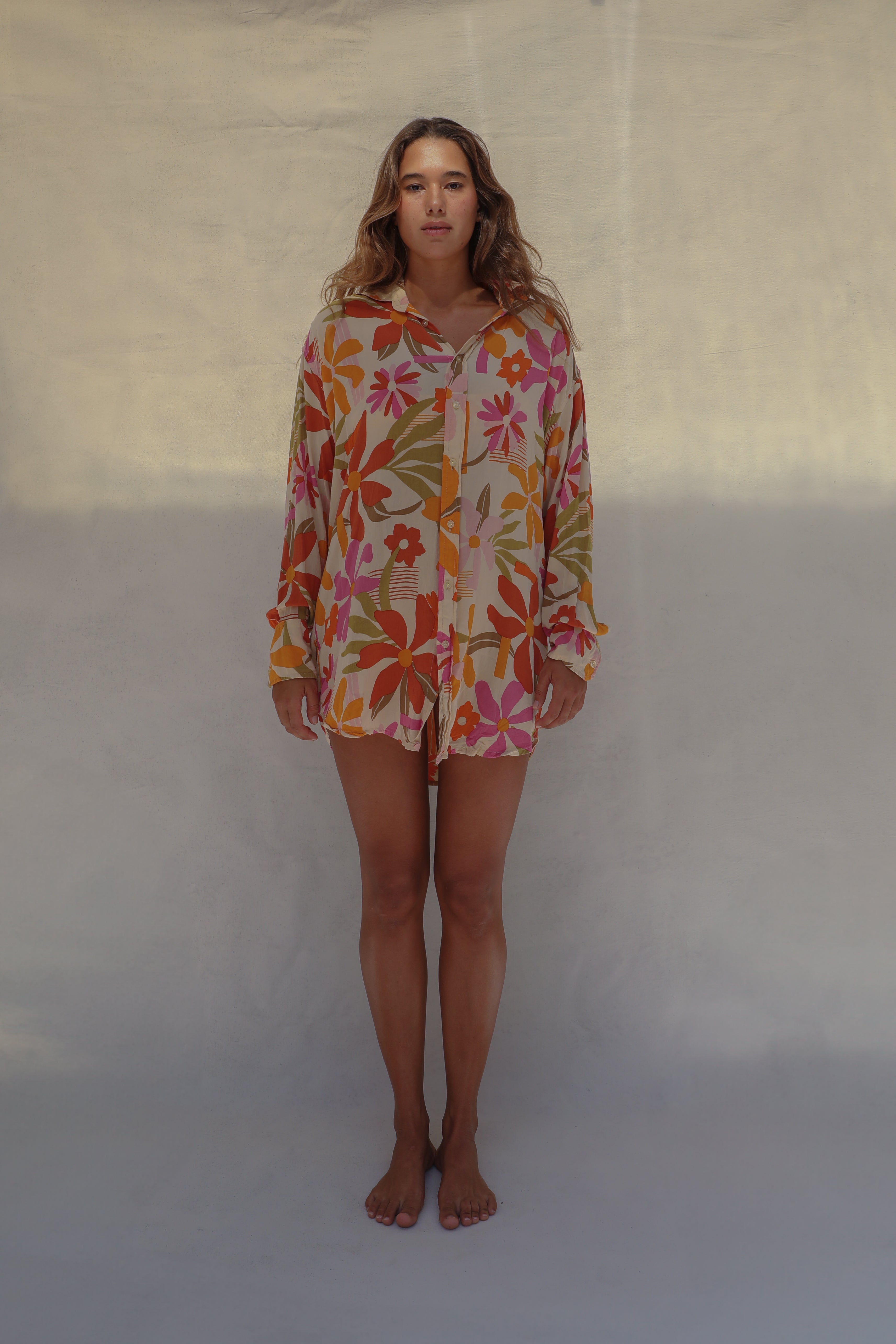Mimi Shirt Dress - Ikebana
