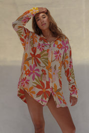 Mimi Shirt Dress - Ikebana