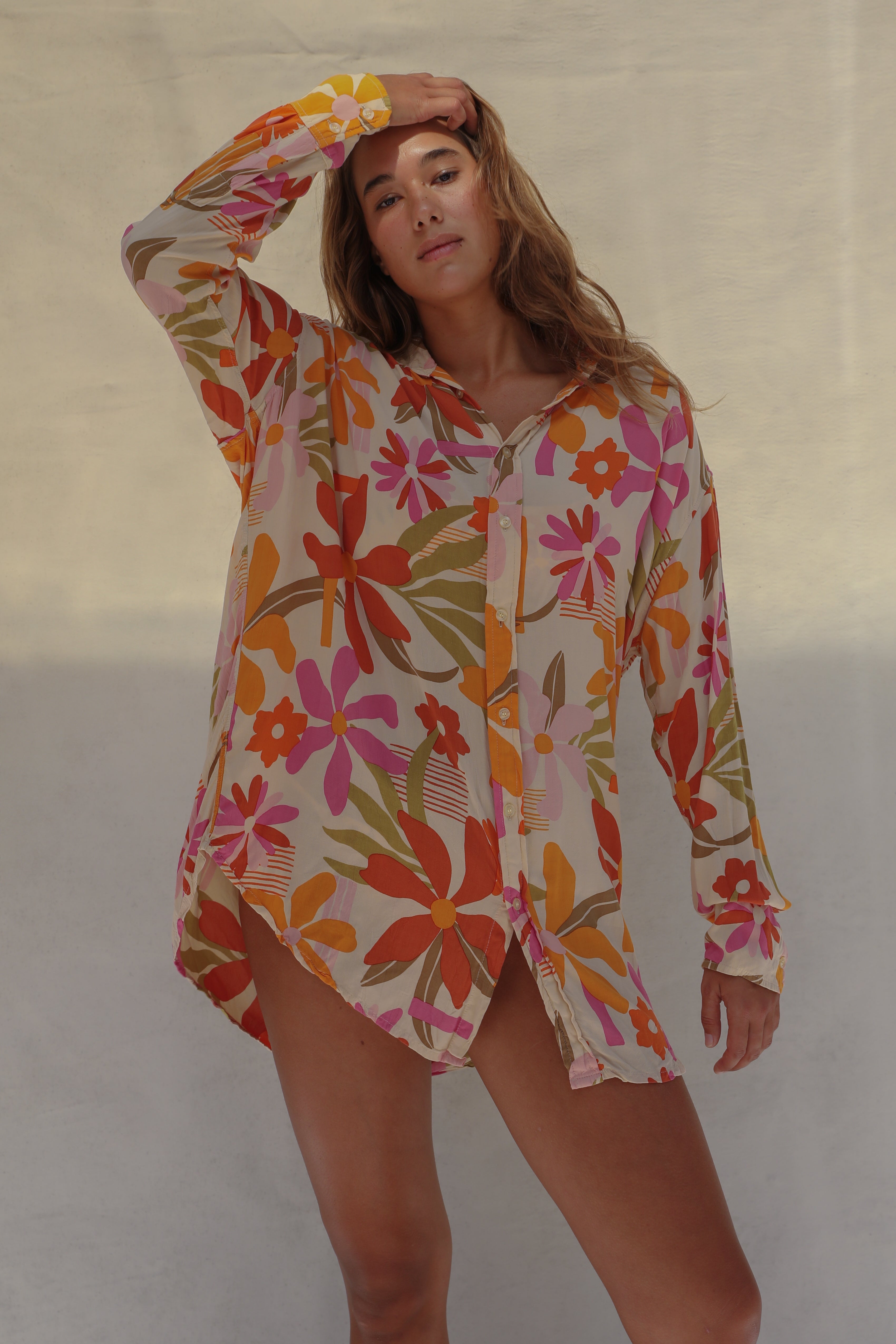 Mimi Shirt Dress - Ikebana