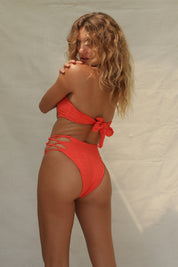 Theo Bikini Bottom - Hibiscus Weave