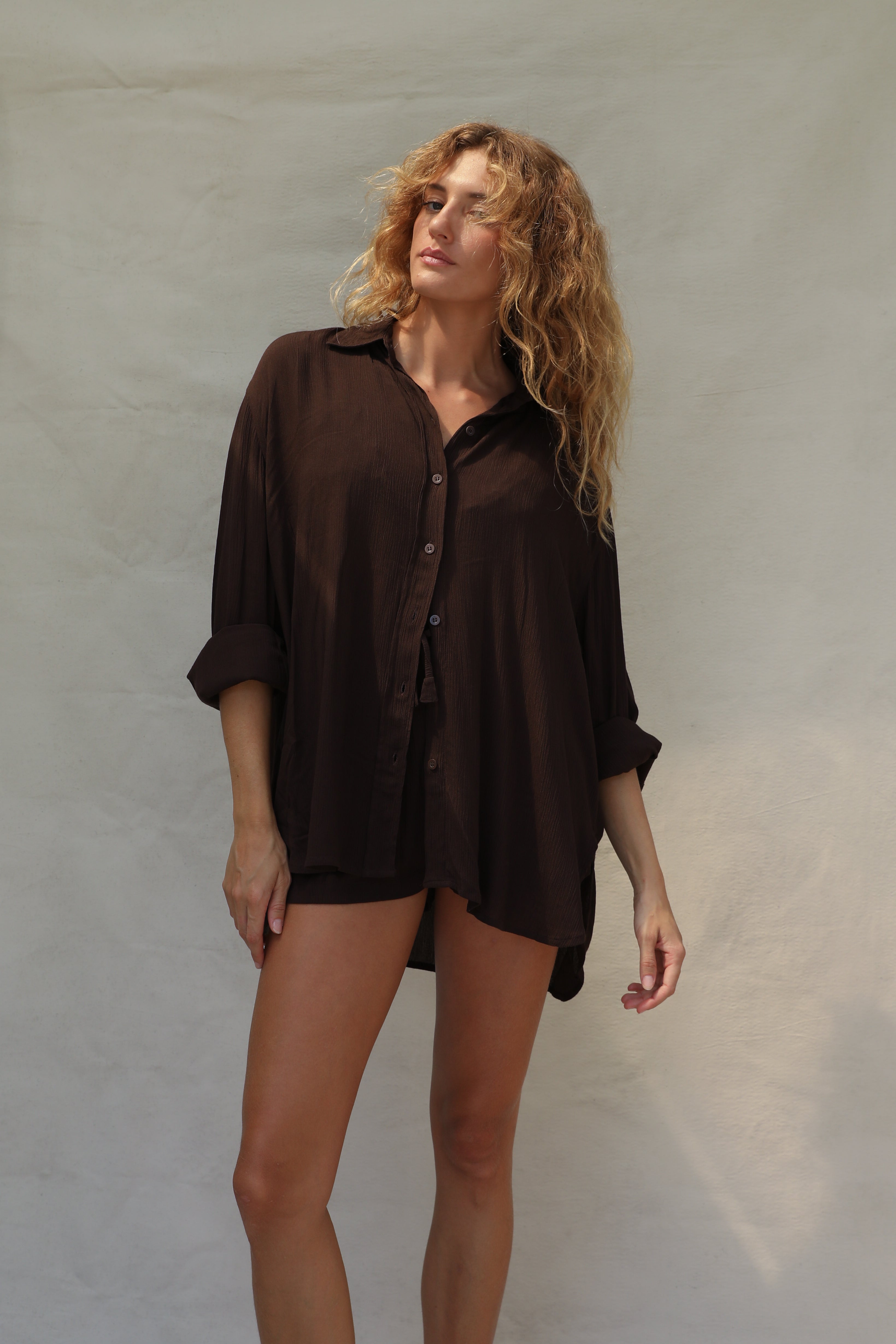 Layla Shirt - Cacao