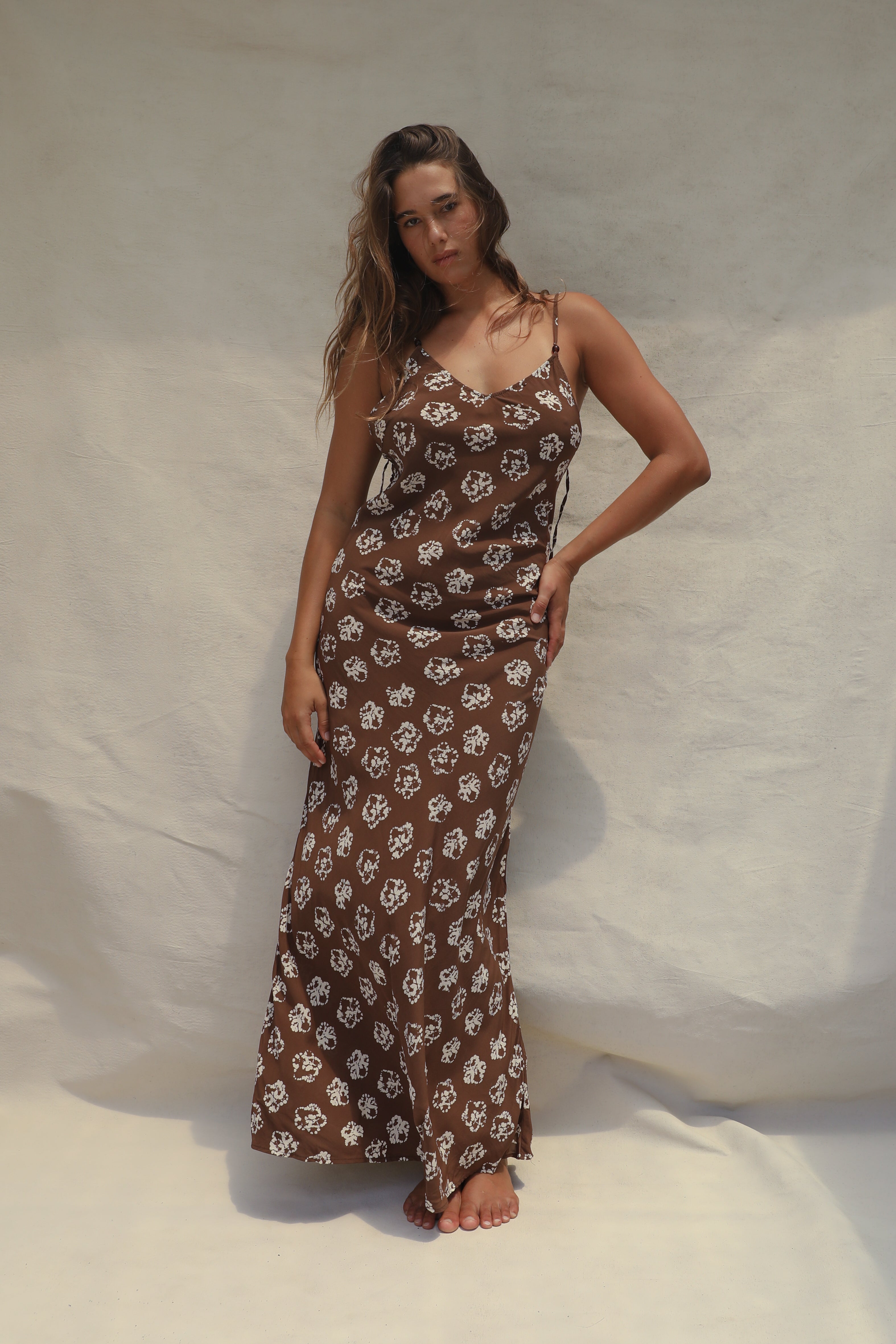 Alma Beaded Slip Dress - Mirage – STONE FOX SWIM