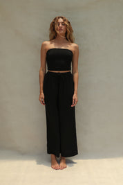 Flora Tube Top - Black
