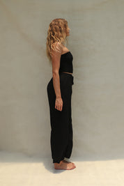 Flora Tube Top - Black