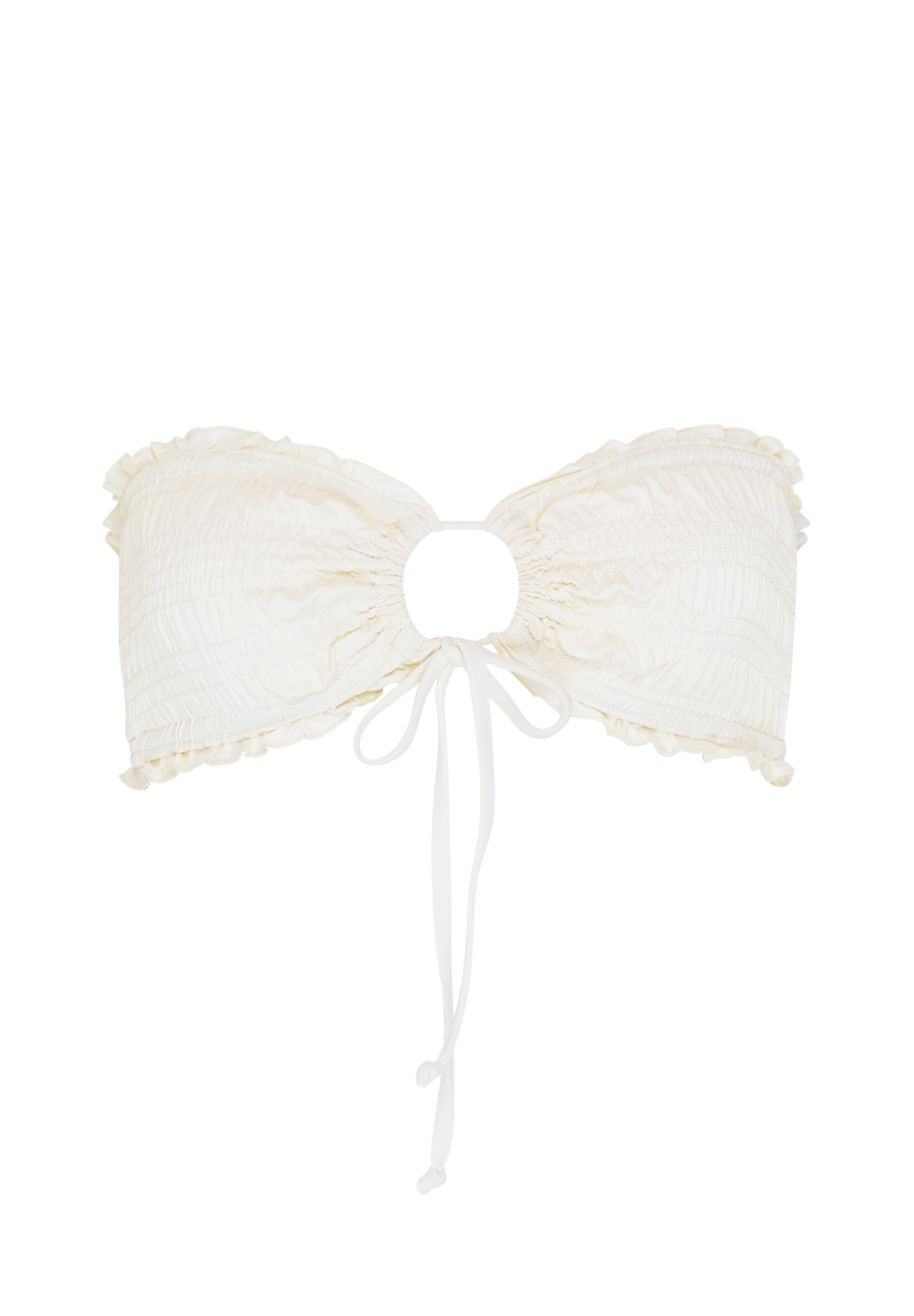 Cleo Bandeau Bikini Top - Coconut