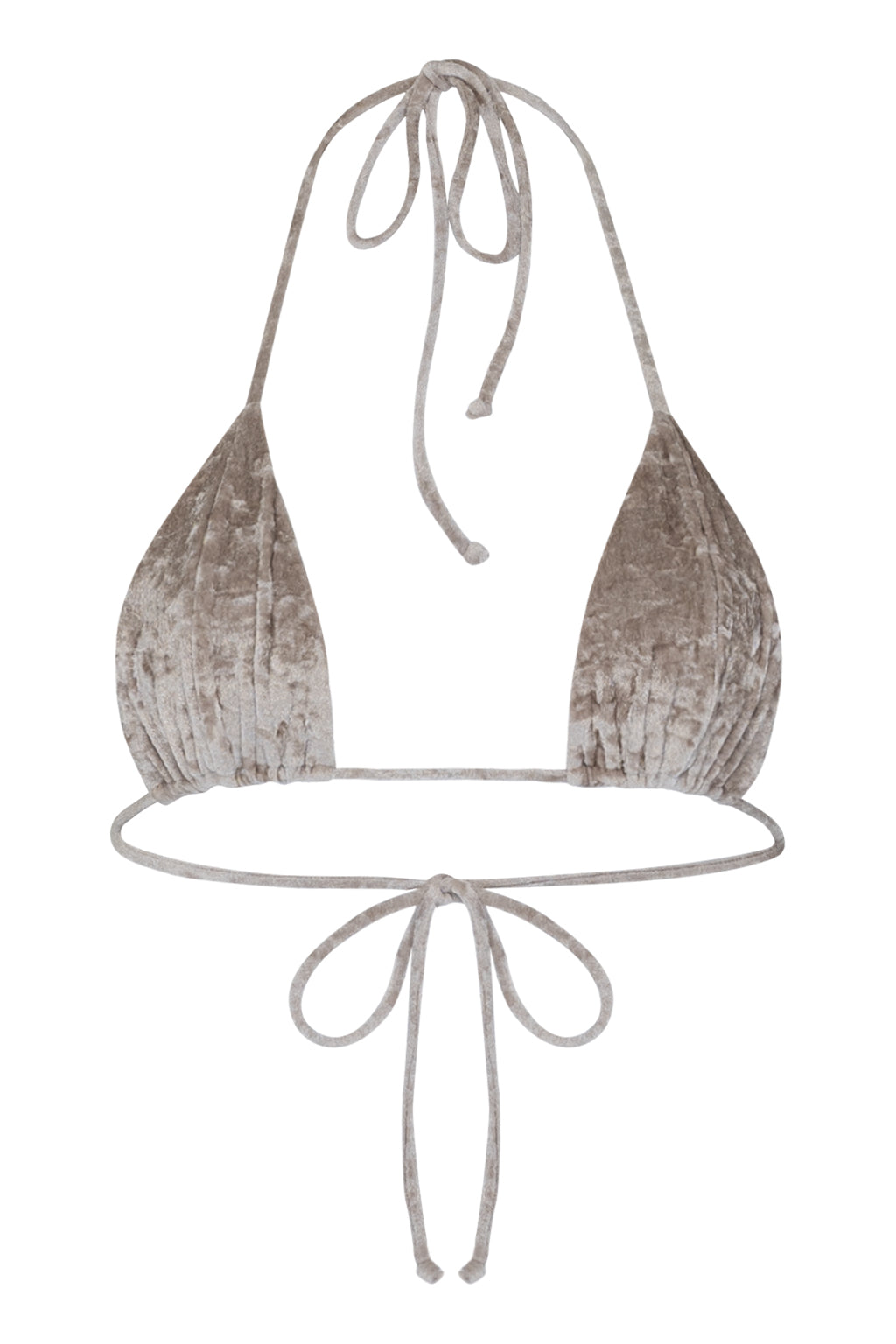 Tropez Bikini Top - Natural Velvet