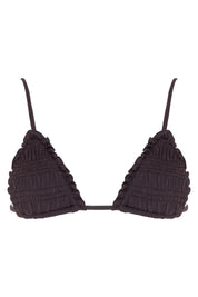 Mae Tri Bikini Top - Cacao