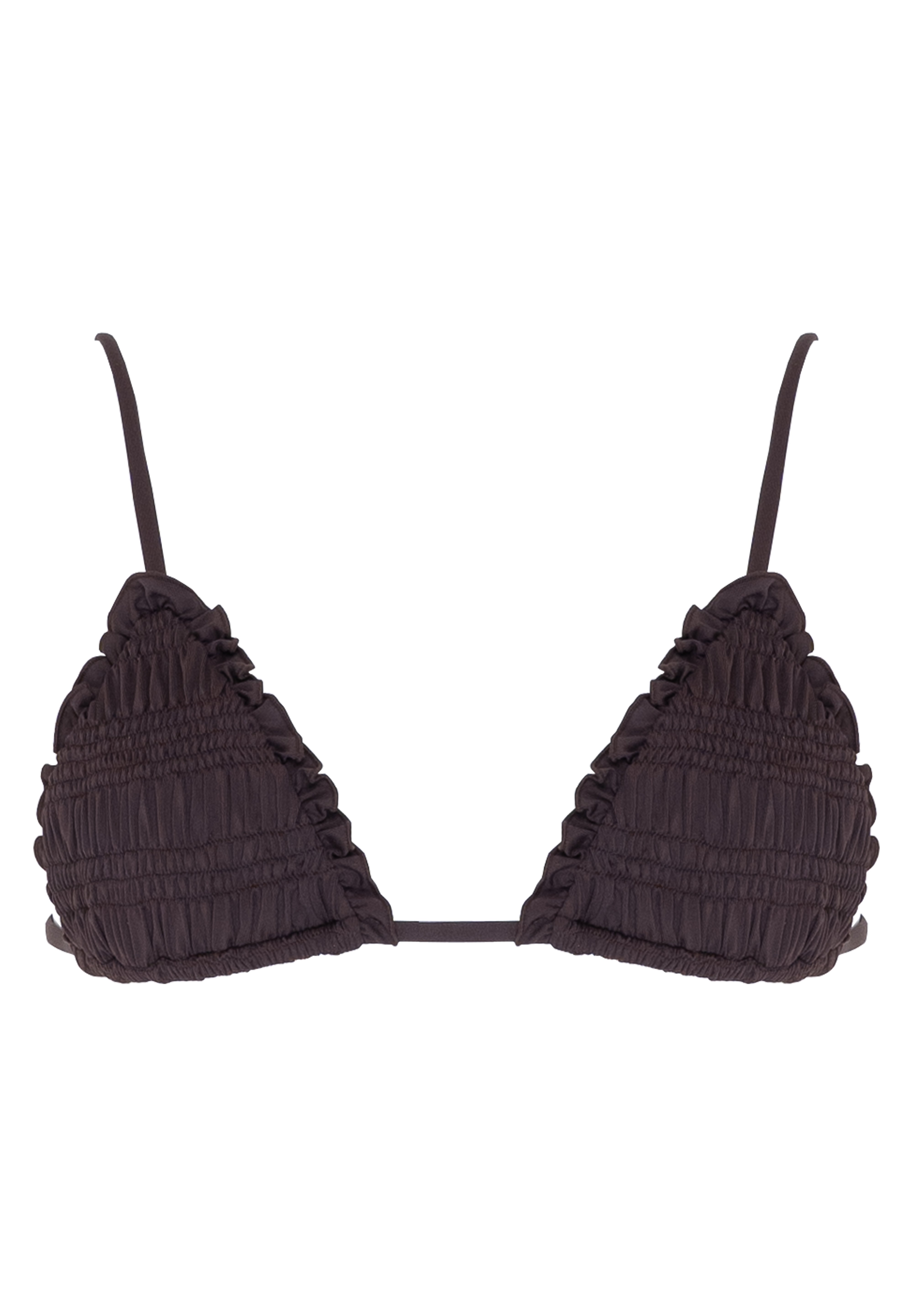 Mae Tri Bikini Top - Cacao