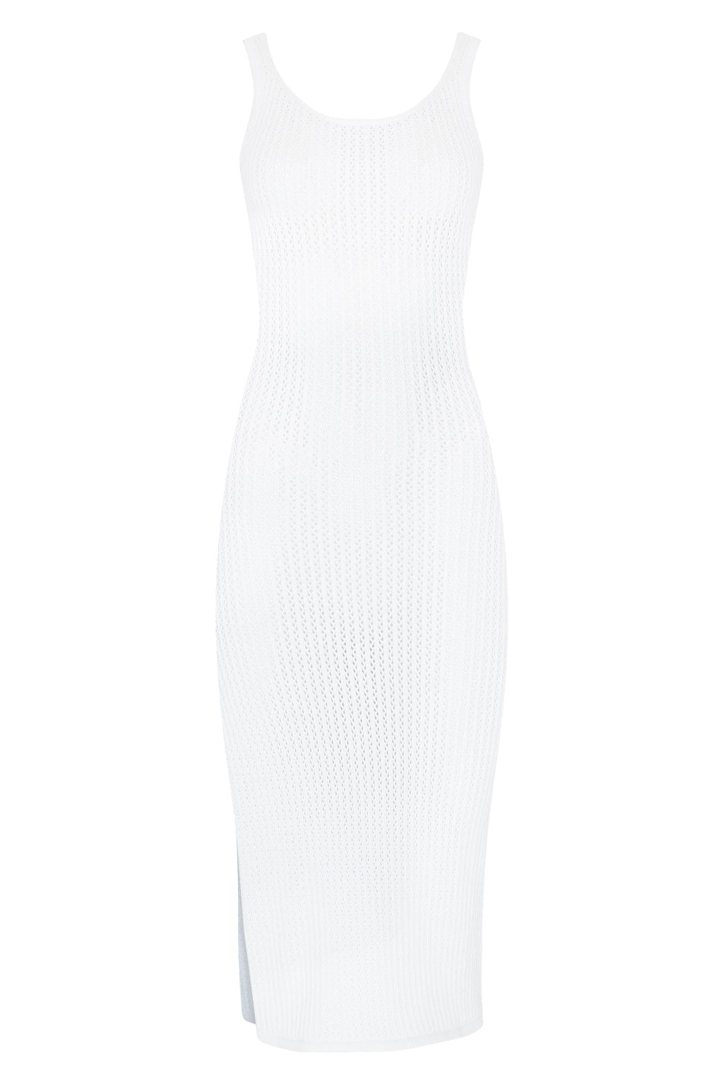 Osaka Crochet Dress - White Crochet