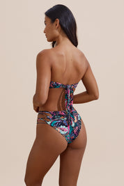 Leilani Bikini Top - Tropical Sketch