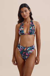 Rico Bikini Top - Tropical Sketch