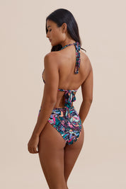 Rico Bikini Top - Tropical Sketch