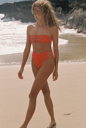 Leilani Bikini Top - Hibiscus Weave