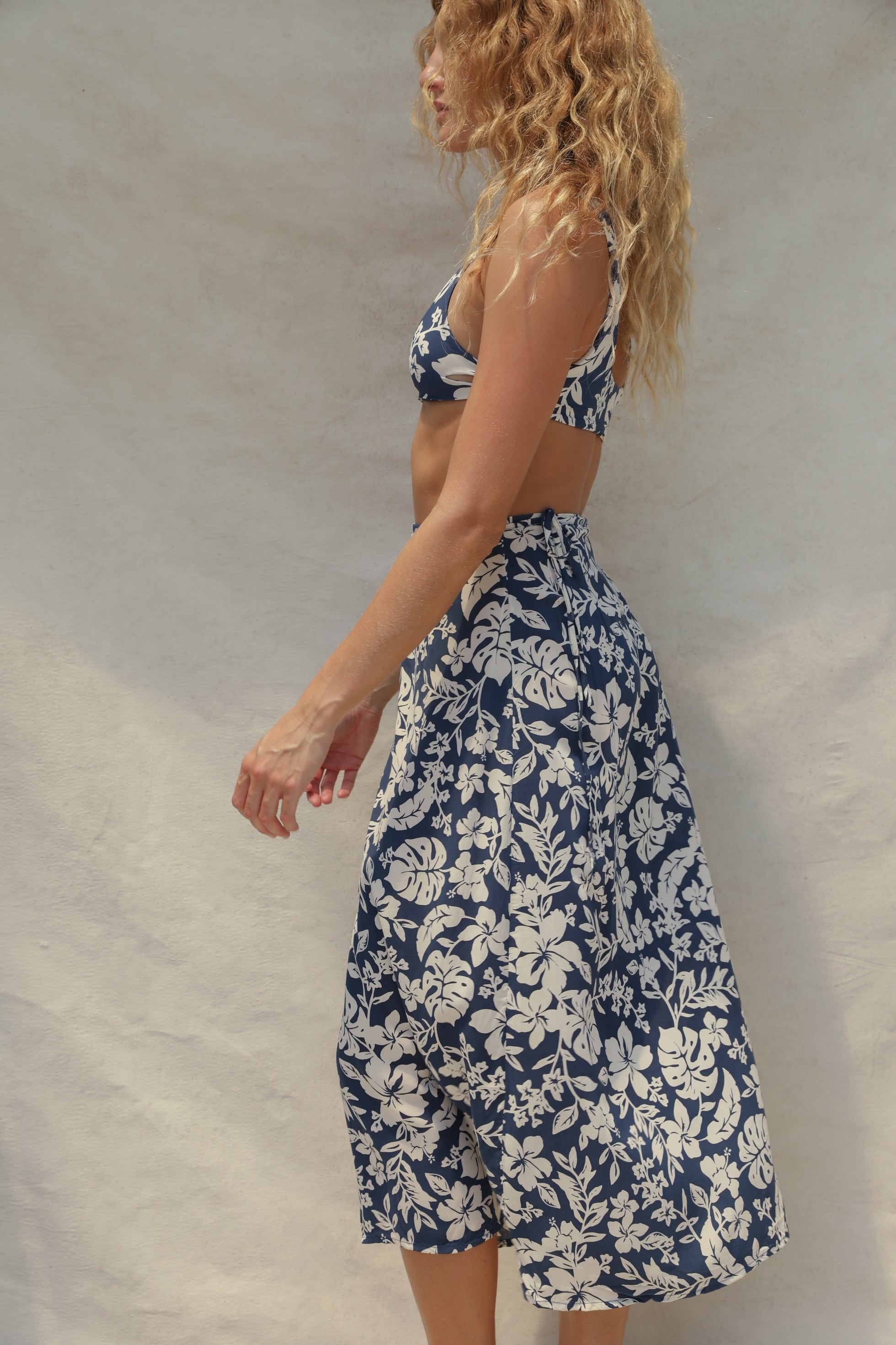 Holiday Wrap Skirt - Hibisco