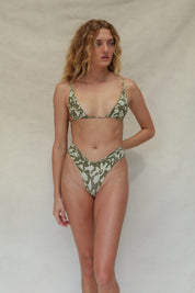 Lina Triangle Bikini Top - Baja Bloom