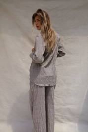 Aya Shirt Smocked - Drift