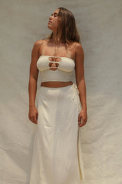 Holiday Wrap Skirt - Summer Sand