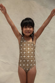 Willa Mini Asymmetrical One Piece - Vista Flor