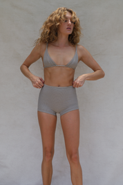 Lina Triangle Bikini Top - Drift Ripple