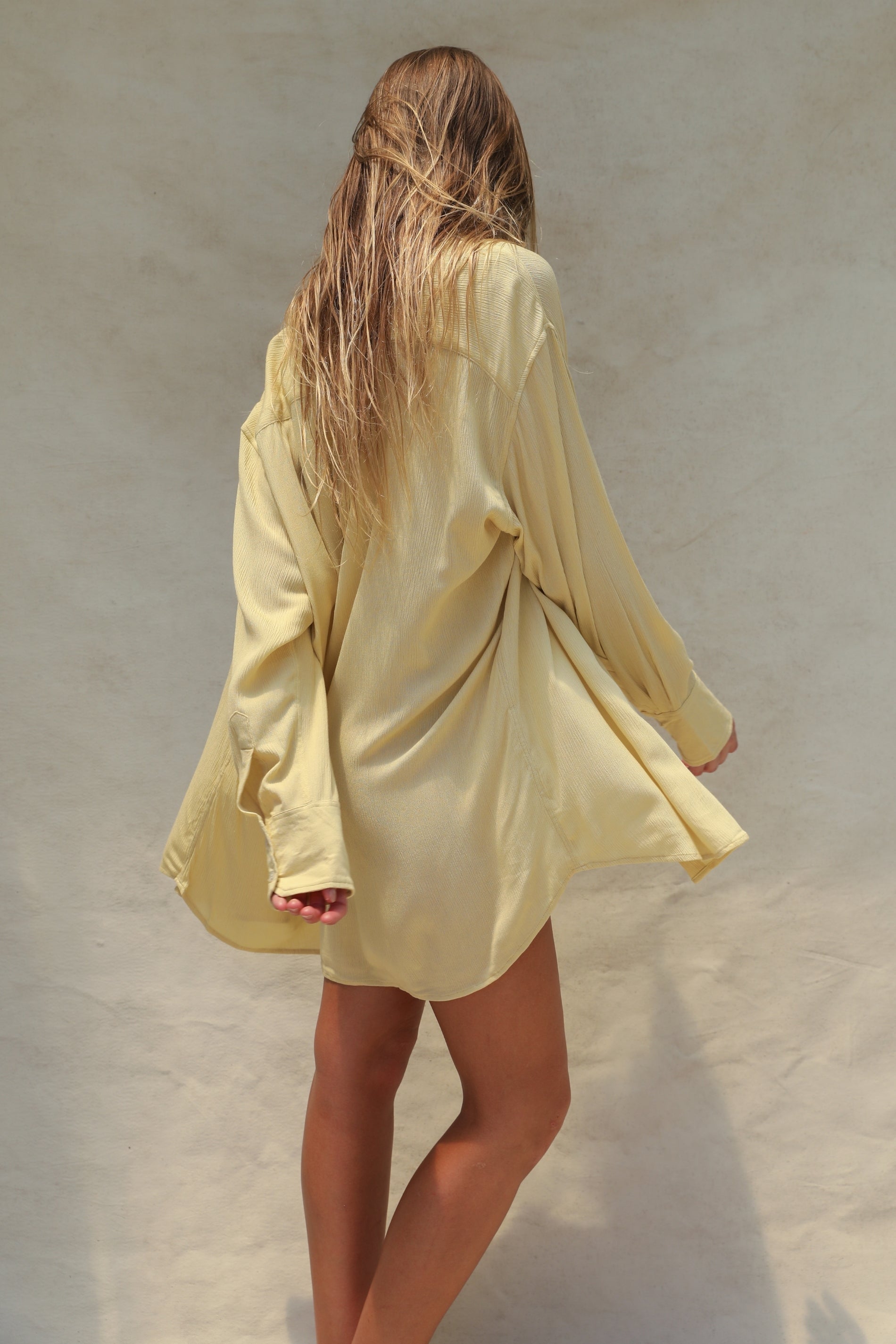 Mimi Shirt Dress - Horchata