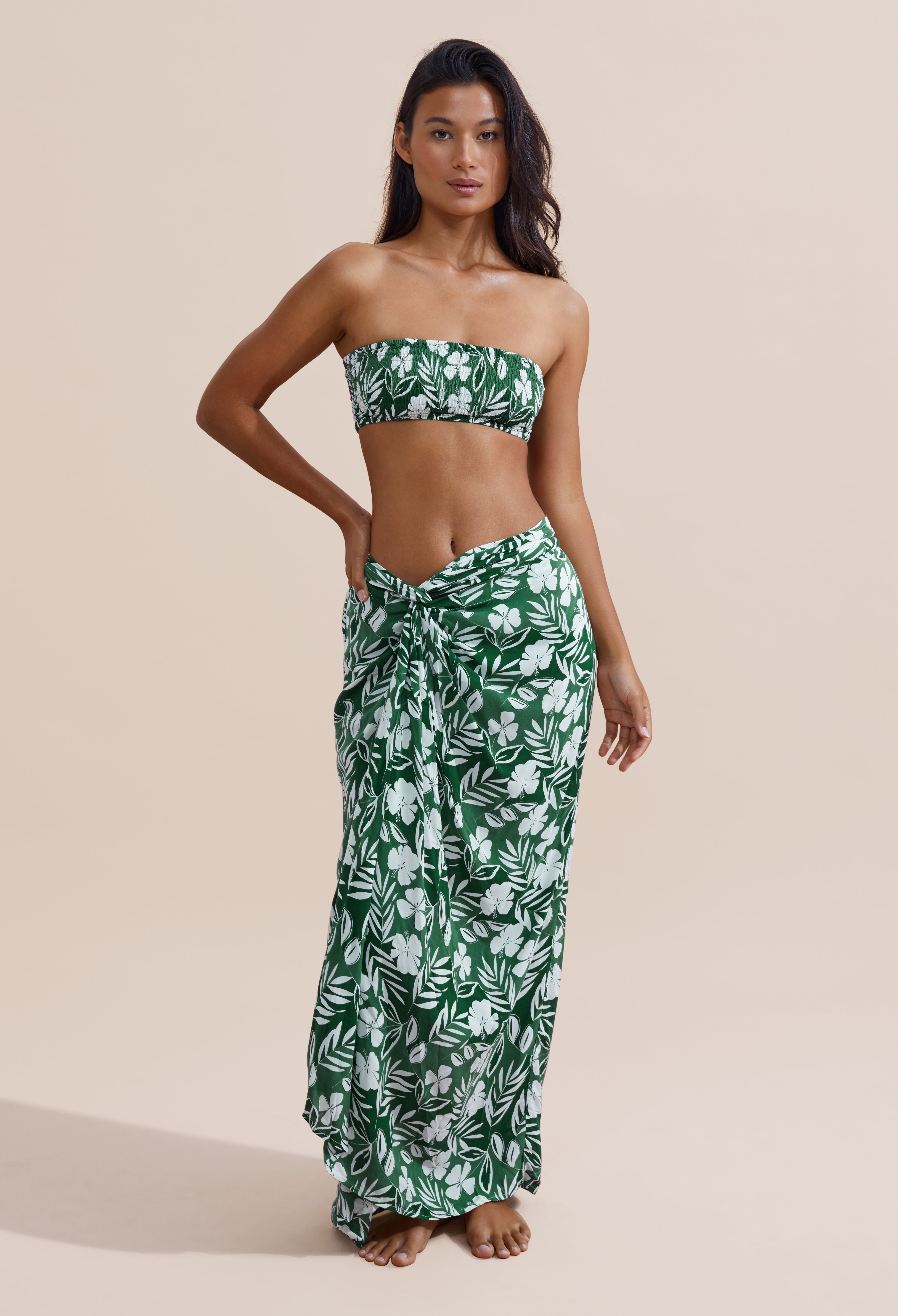Gia Tube Top - Flora