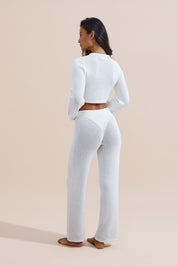 Jude Crochet Pant - White Crochet