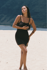 Corah Mini Knit Dress - Coconut Oil