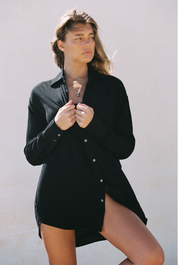 Mimi Shirt Dress - Stone
