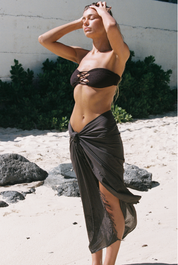 Mira Fringe Pareo - Earth
