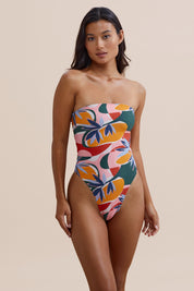 Ecom image model wears Paola One Piece 