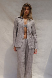 Aya Shirt Smocked - Drift