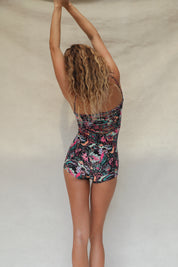 Bobby Surf Suit - Tropical Sketch