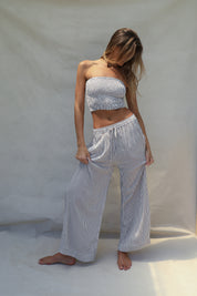 Pre Order Bruna Pant - Chocolate Stripe