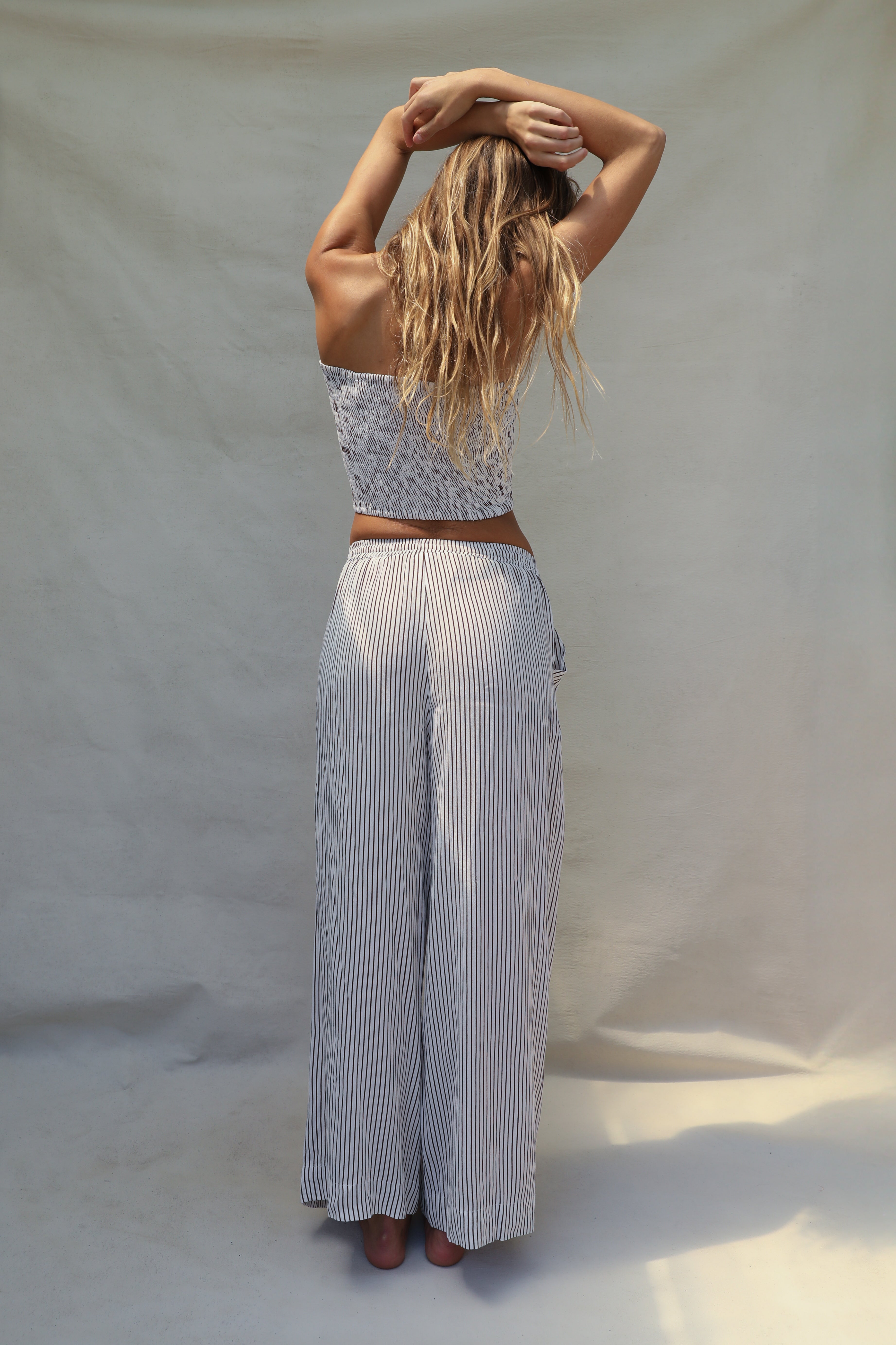 Pre Order Bruna Pant - Chocolate Stripe