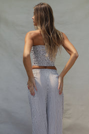Pre Order Bruna Pant - Chocolate Stripe