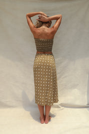 Coco Smocked Cut-Out Tube Top - Vista Flor